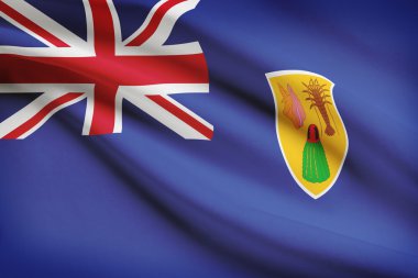 Esen rüzgar serisi - Turks ve Caicos Adaları bayrağı
