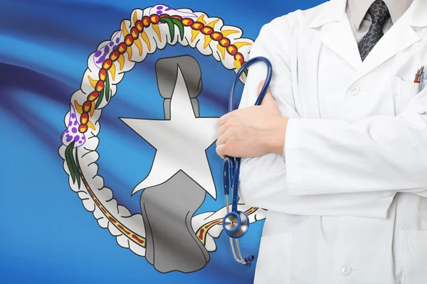 Concept of national healthcare system - Commonwealth of the Northern Mariana Islands — Stock Photo, Image