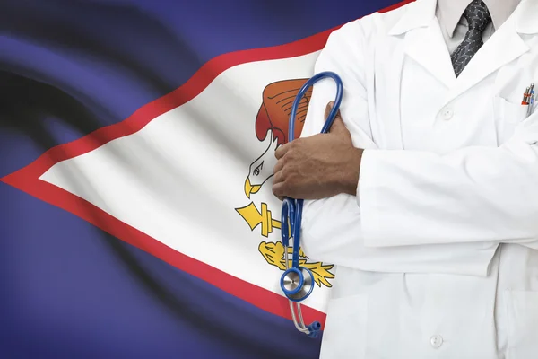 Concept of national healthcare system - American Samoa — Stock Photo, Image