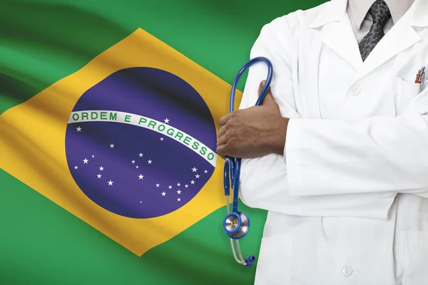 Понятие национальной системы здравоохранения - Бразилия — стоковое фото