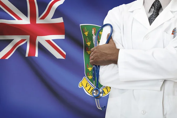 Koncepce národního systému zdravotní péče - Britské Panenské ostrovy — Stock fotografie