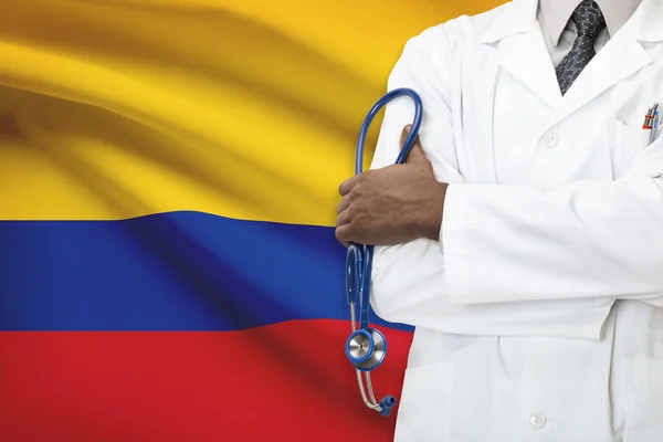 Begreppet nationella hälsovårdssystem - colombia — Stockfoto
