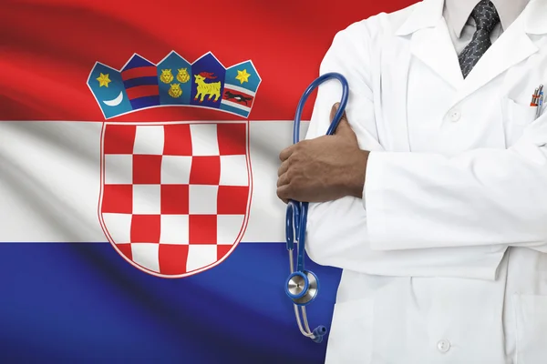 Concept du système de santé national - Croatie — Photo