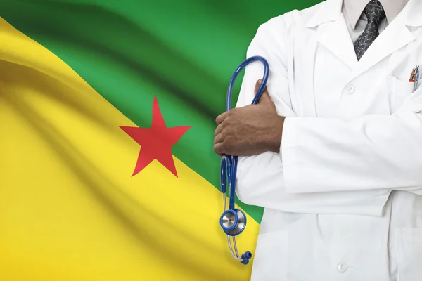 国民医療制度 - フランス領ギアナの概念 — ストック写真