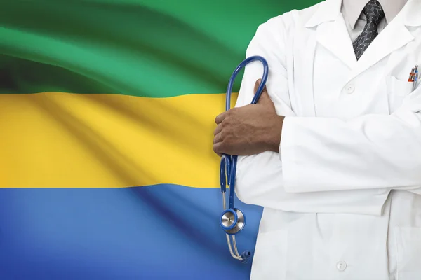 国家医疗保健系统-加蓬的概念 — 图库照片
