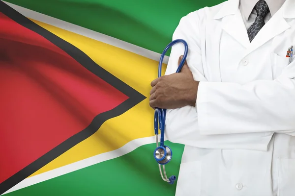 Conceito de sistema nacional de saúde - Guiana — Fotografia de Stock