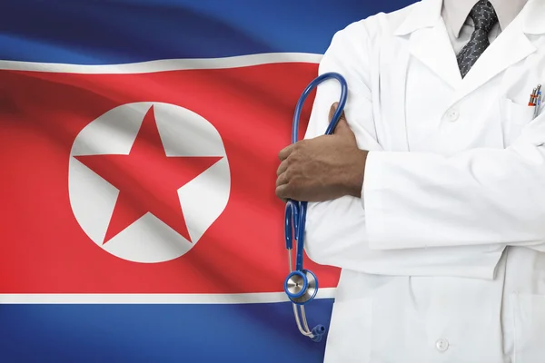 Concetto di sistema sanitario nazionale - Corea del Nord — Foto Stock