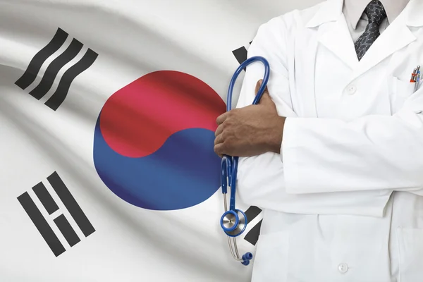 Concept of national healthcare system - South Korea — Stock Photo, Image