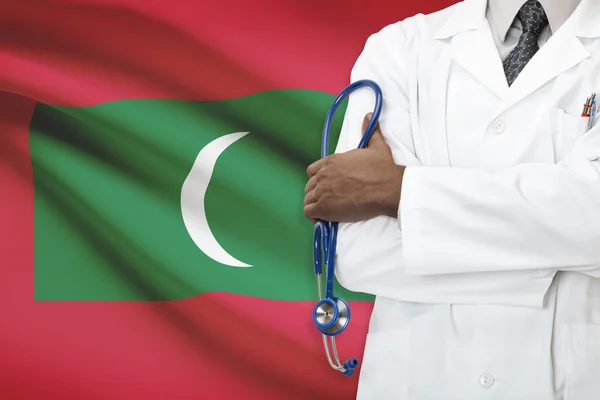 Concepto de sistema nacional de salud - Maldivas — Foto de Stock