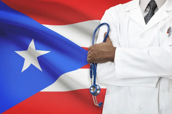 Concept of national healthcare system - Puerto Rico – stockfoto