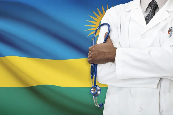 卢旺达的全国保健系统的概念 — 图库照片