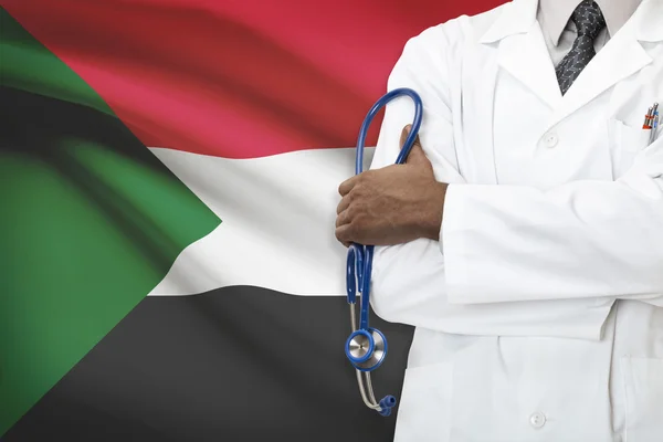 Concept of national healthcare system - Sudan — Stock Photo, Image