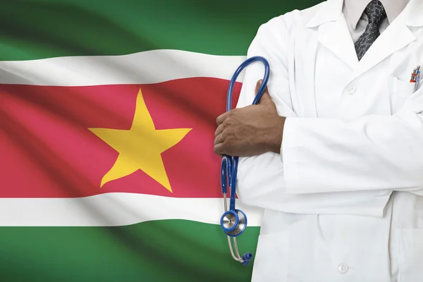 Concept of national healthcare system - Surinam — Stock Photo, Image