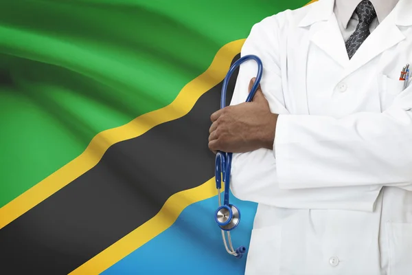 Concept of national healthcare system - Tanzania — Stock Photo, Image