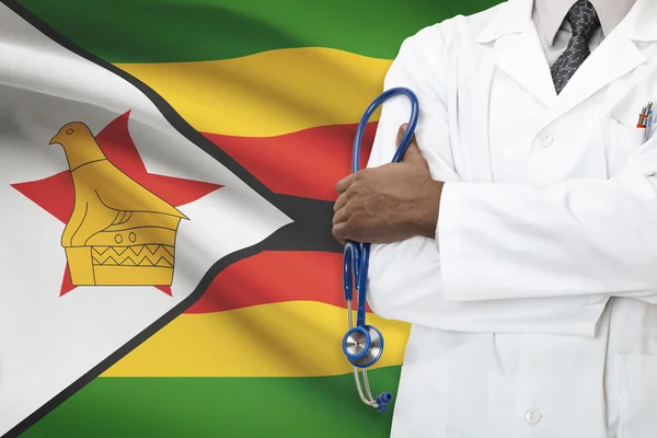 Concept of national healthcare system - Zimbabwe — Stock Photo, Image