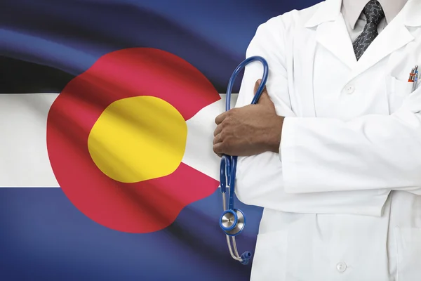 Концепция национальной системы здравоохранения - Колорадо — стоковое фото