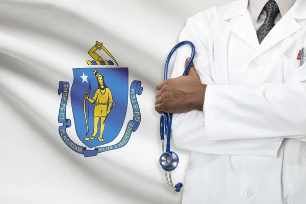 Concept of national healthcare system - Massachusetts — Stock Photo, Image