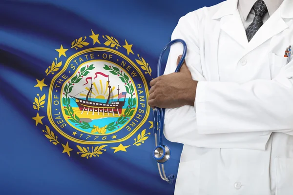 Concetto del sistema sanitario nazionale - New Hampshire — Foto Stock
