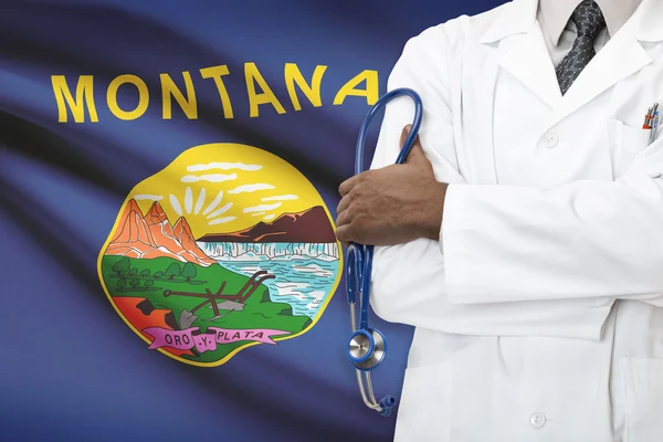 Concept of national healthcare system - Montana — Stock Photo, Image