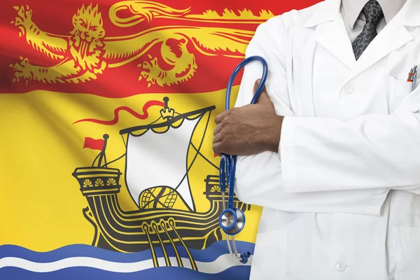 Begreppet kanadensiska hälso-och sjukvården - New Brunswick — Stockfoto