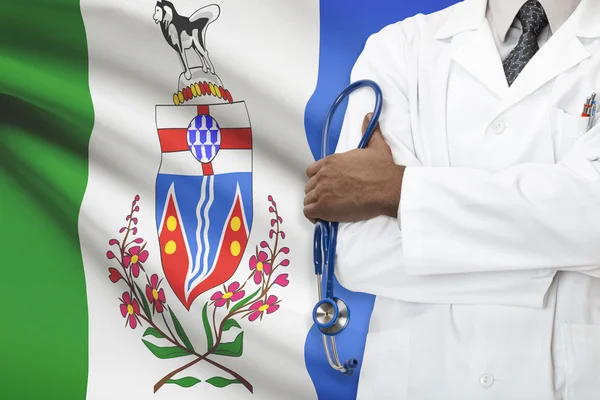 Concept of Canadian healthcare system - Yukon — Stock Photo, Image