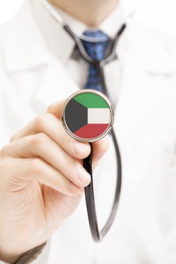 Stetoskop kavramsal serisi - Kuveyt ulusal bayrak
