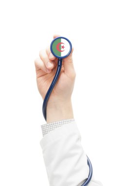 Stetoskop ile ulusal bayrak serisi - Cezayir