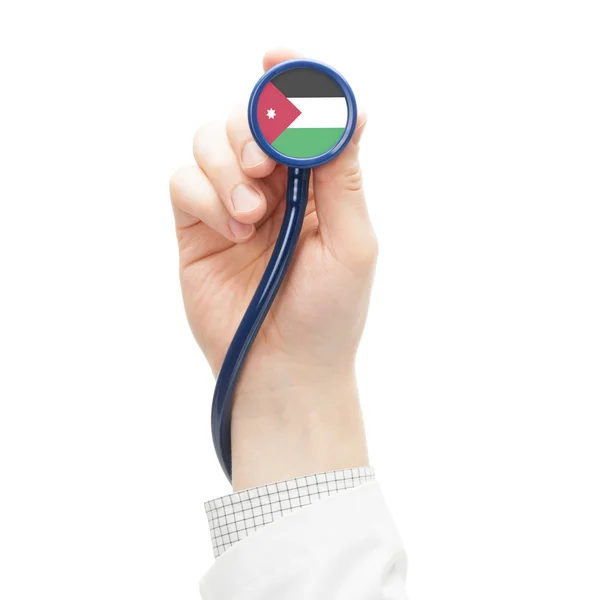 Stethoscope with flag series - Jordan — Stock Photo, Image