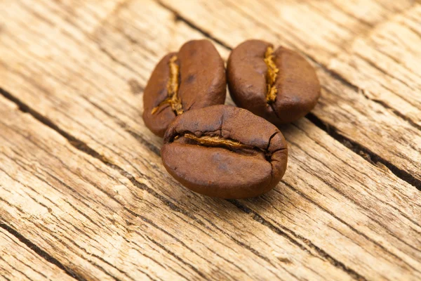 Roasted coffee beans - close up shot — Stock Photo, Image