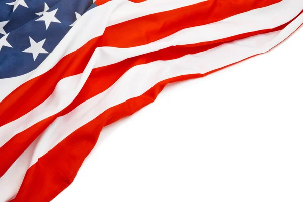 Close up shot of USA flag with place for your text — Foto Stock