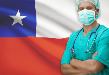 Cerrah ile arka plan serisi - Şili bayrağı