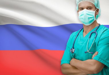 Cerrah ile arka plan serisi - Rusya bayrağı