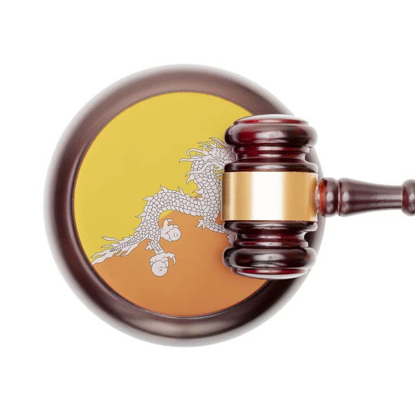 Национальная правовая система концептуальная серия - Бутан — стоковое фото