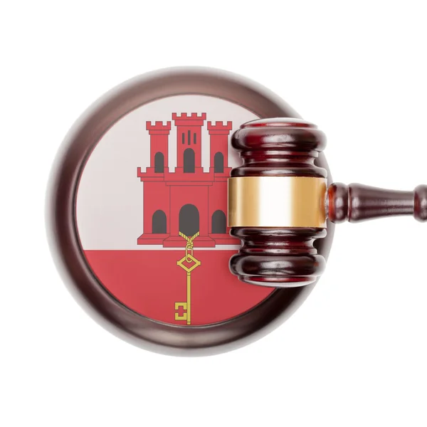 National legal system conceptual series - Gibraltar — Stok fotoğraf