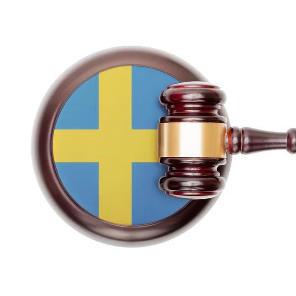 Национальная правовая система концептуальная серия - Швеция — стоковое фото
