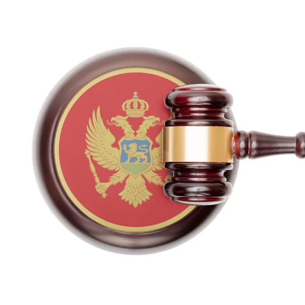 National legal system conceptual series - Montenegro — ストック写真