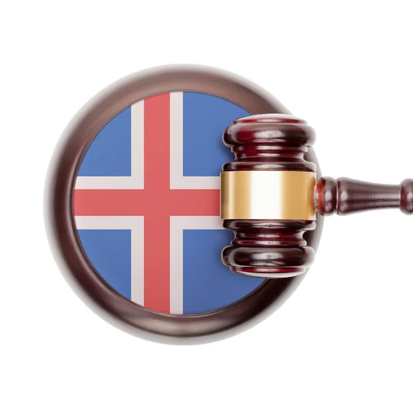 National legal system conceptual series - Iceland — Stockfoto