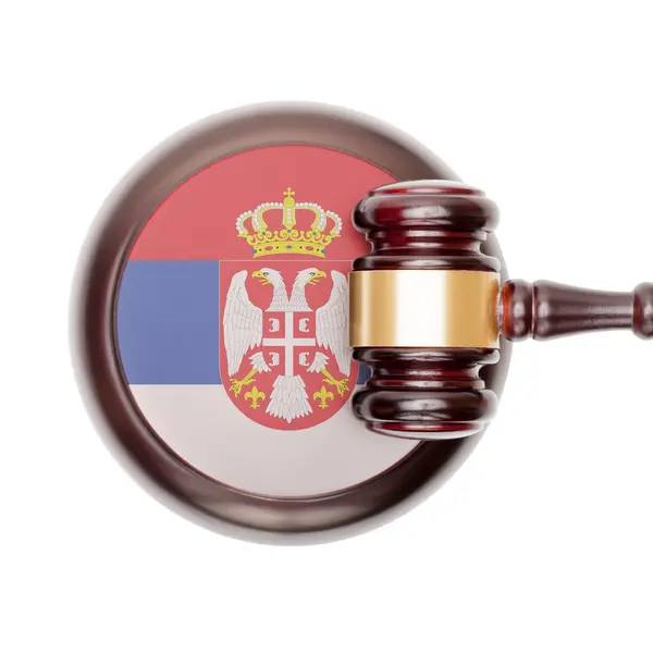 National legal system conceptual series - Serbia — Stock Photo, Image