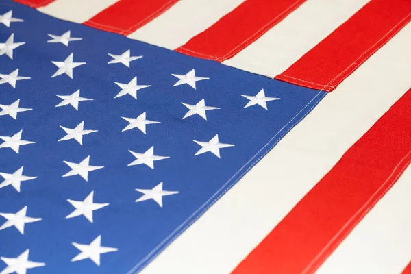 Cierre toma de estudio de la bandera de Estados Unidos —  Fotos de Stock