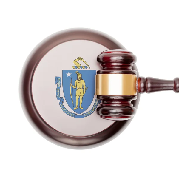 Série conceptuelle du système juridique de USA - Massachusetts — Photo