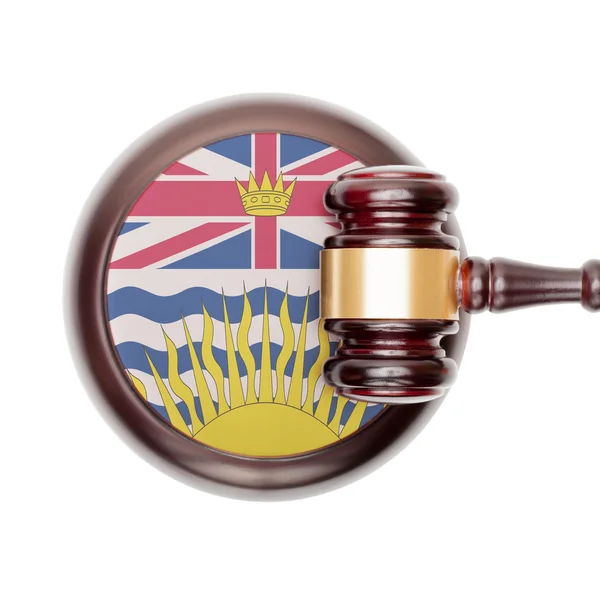 Canadian legal system conceptual series - British Columbia — Stock Photo, Image