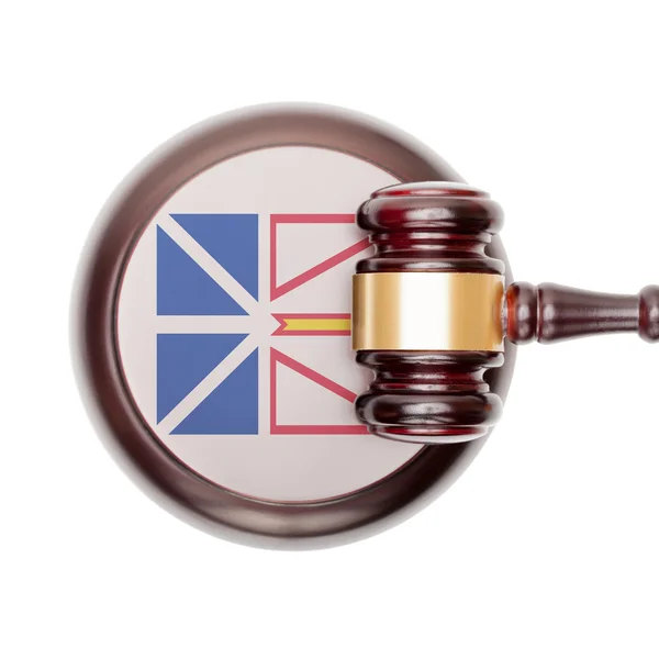 Canadian legal system conceptual series - Newfoundland and Labrador — Stock Photo, Image