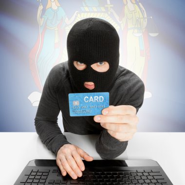 Kredi kartı bizimle Devlet bayrağı - New York tutan hacker