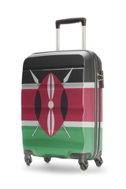 O - Kenya Ulusal bayrağını bavulla