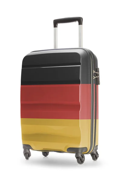 Valise avec drapeau national là-dessus - Allemagne — Photo