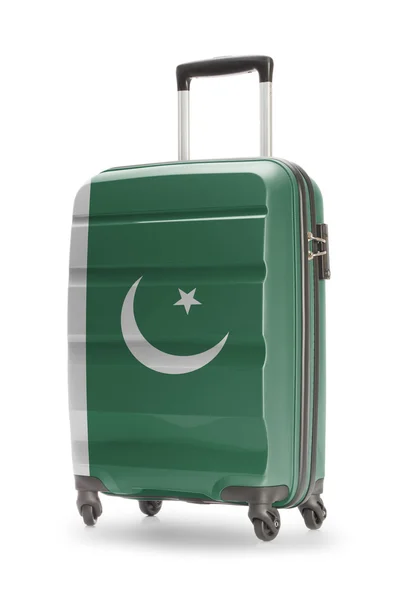 Koffer mit Nationalflagge drauf - Pakistan — Stockfoto