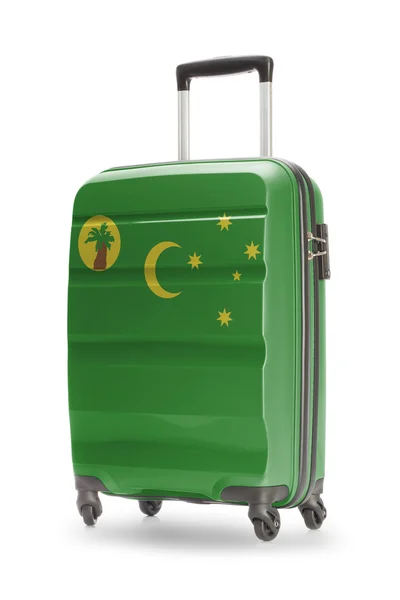 Suitcase with national flag on it - Cocos (Keeling) Islands — Stock Photo, Image