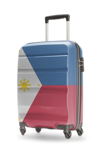 Suitcase with national flag on it - Philippines — Stock Photo, Image