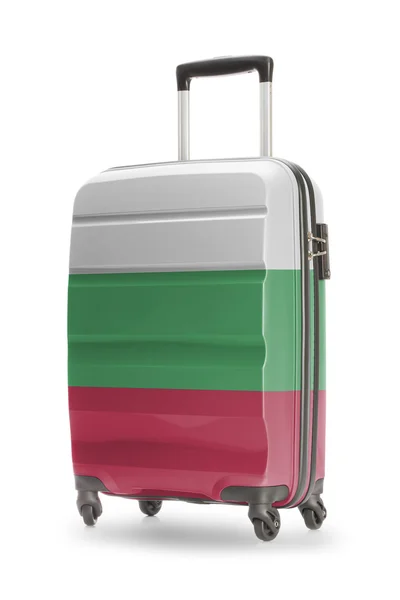 Suitcase with national flag on it - Bulgaria — Stock Photo, Image