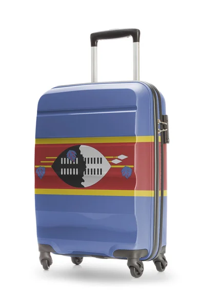 Valise avec drapeau national là-dessus - Swaziland — Photo